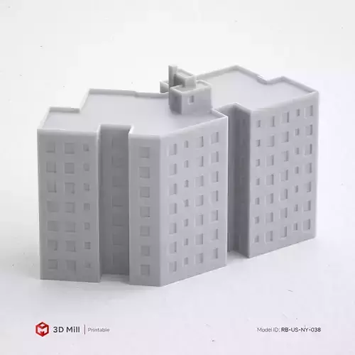 3D Print miniature building RB-US-NY-038
