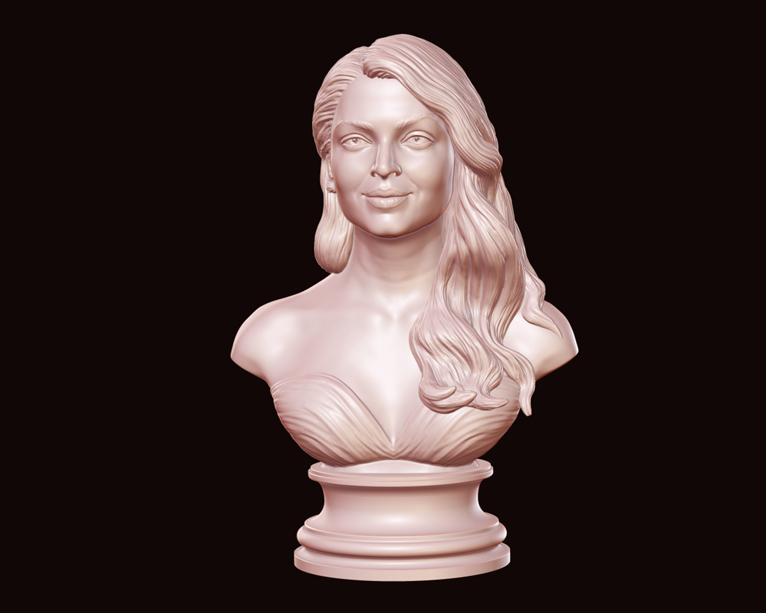 Aishwarya Rai Bachchan 3D Portrait Sculpture 3D print model_18
