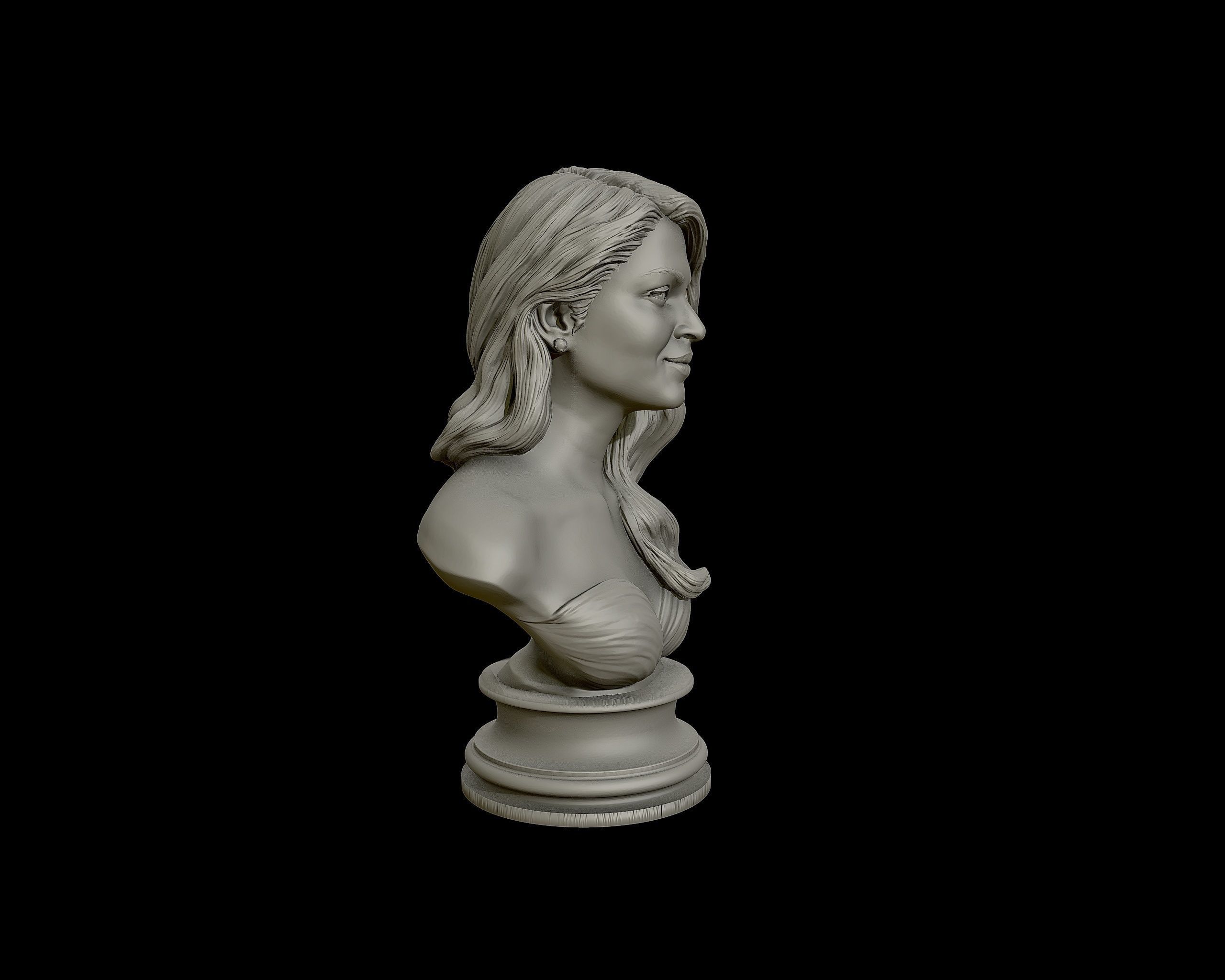 Aishwarya Rai Bachchan 3D Portrait Sculpture 3D print model_27