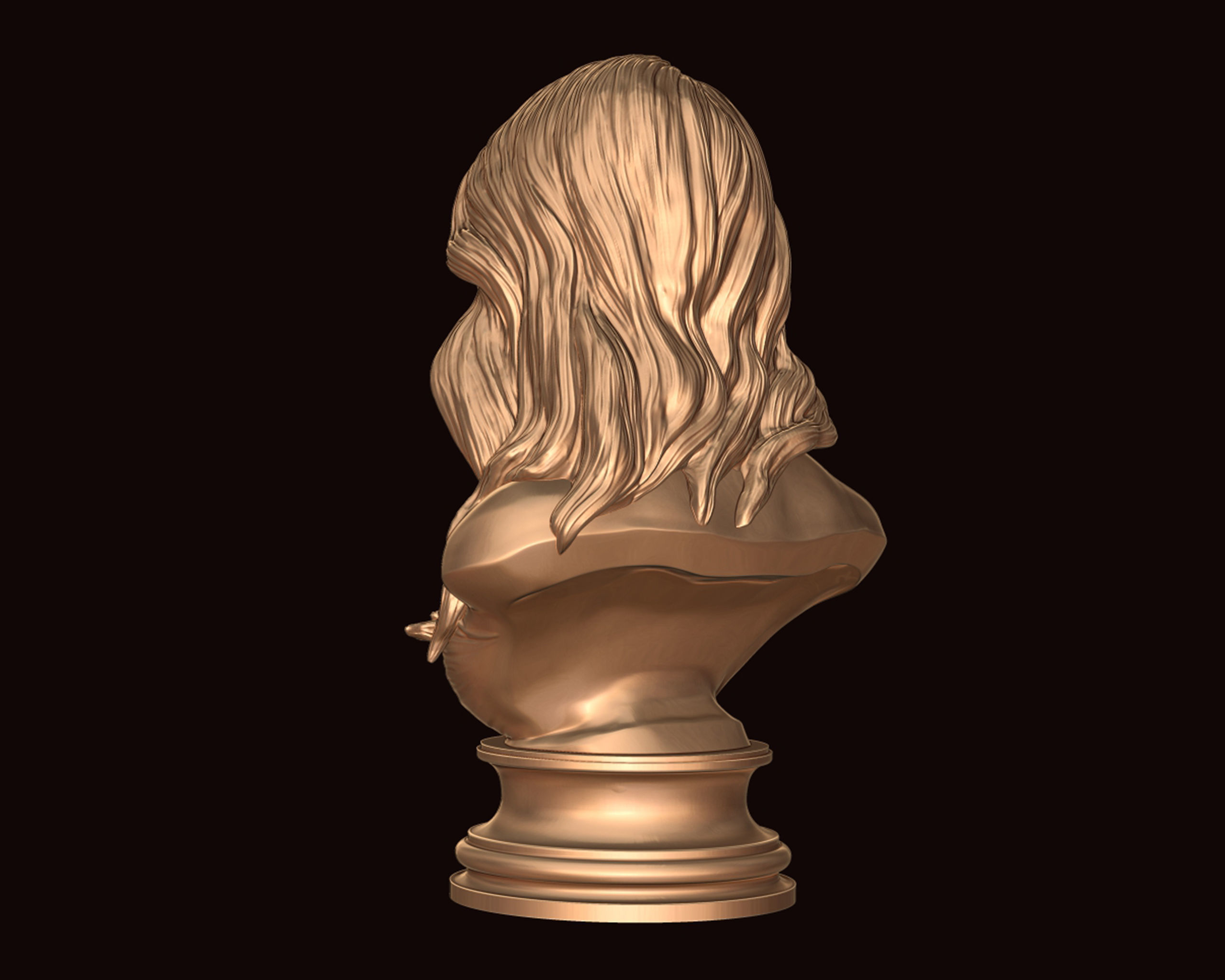 Aishwarya Rai Bachchan 3D Portrait Sculpture 3D print model_15