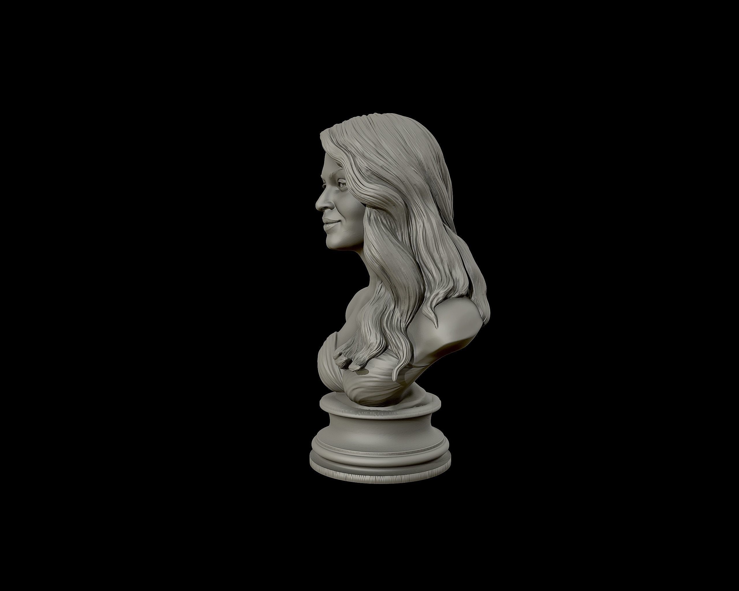 Aishwarya Rai Bachchan 3D Portrait Sculpture 3D print model_25