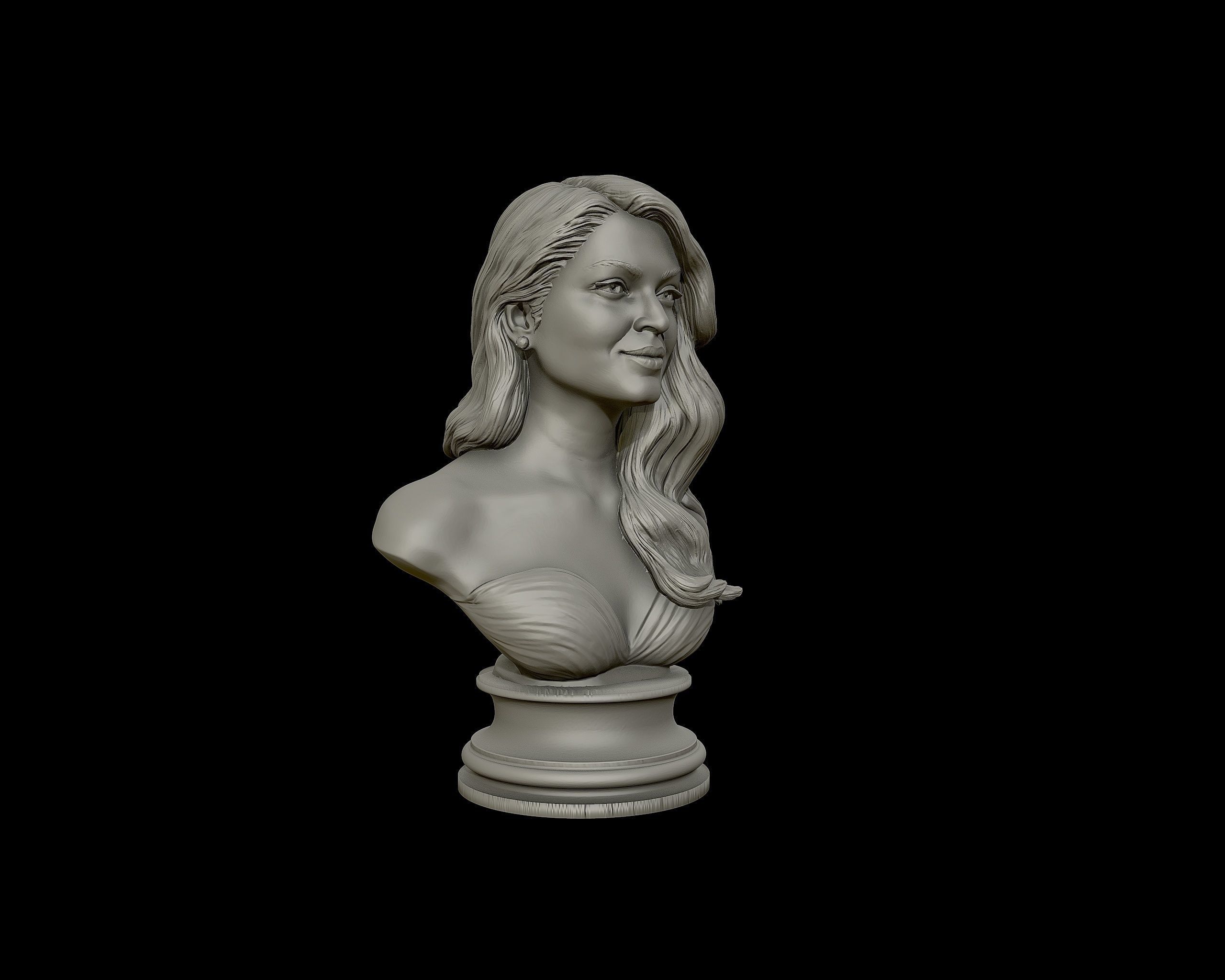 Aishwarya Rai Bachchan 3D Portrait Sculpture 3D print model_28