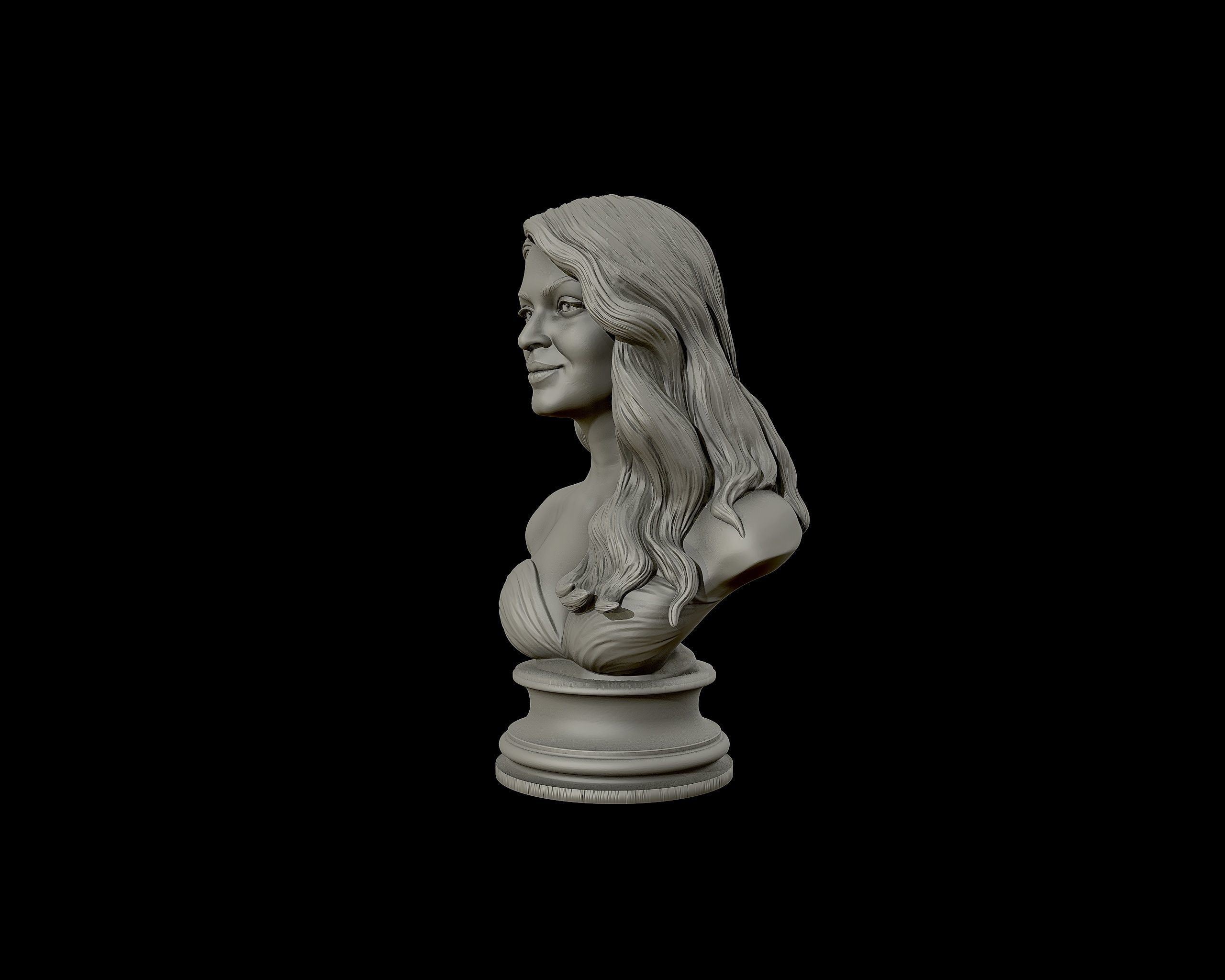 Aishwarya Rai Bachchan 3D Portrait Sculpture 3D print model_24