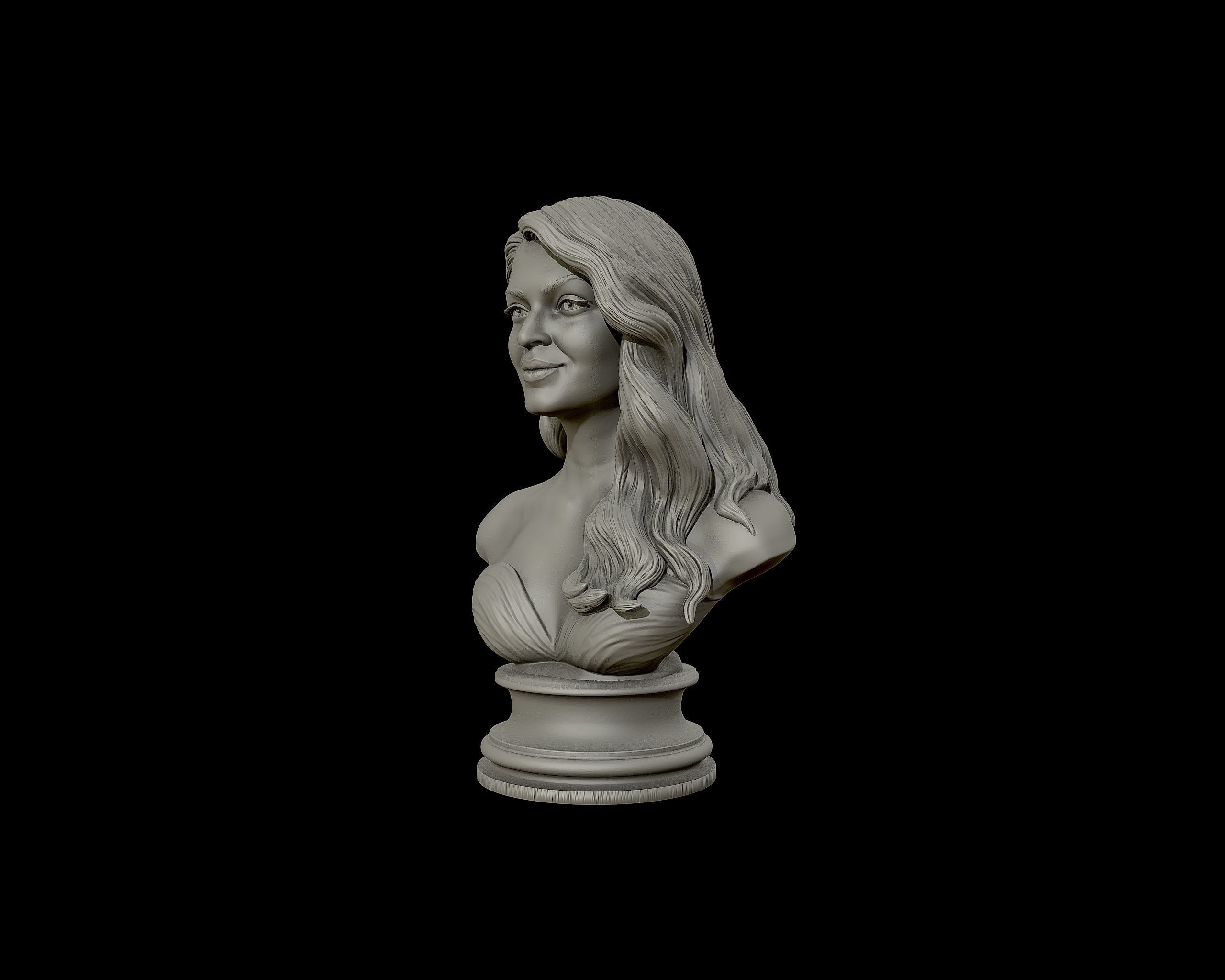Aishwarya Rai Bachchan 3D Portrait Sculpture 3D print model_23