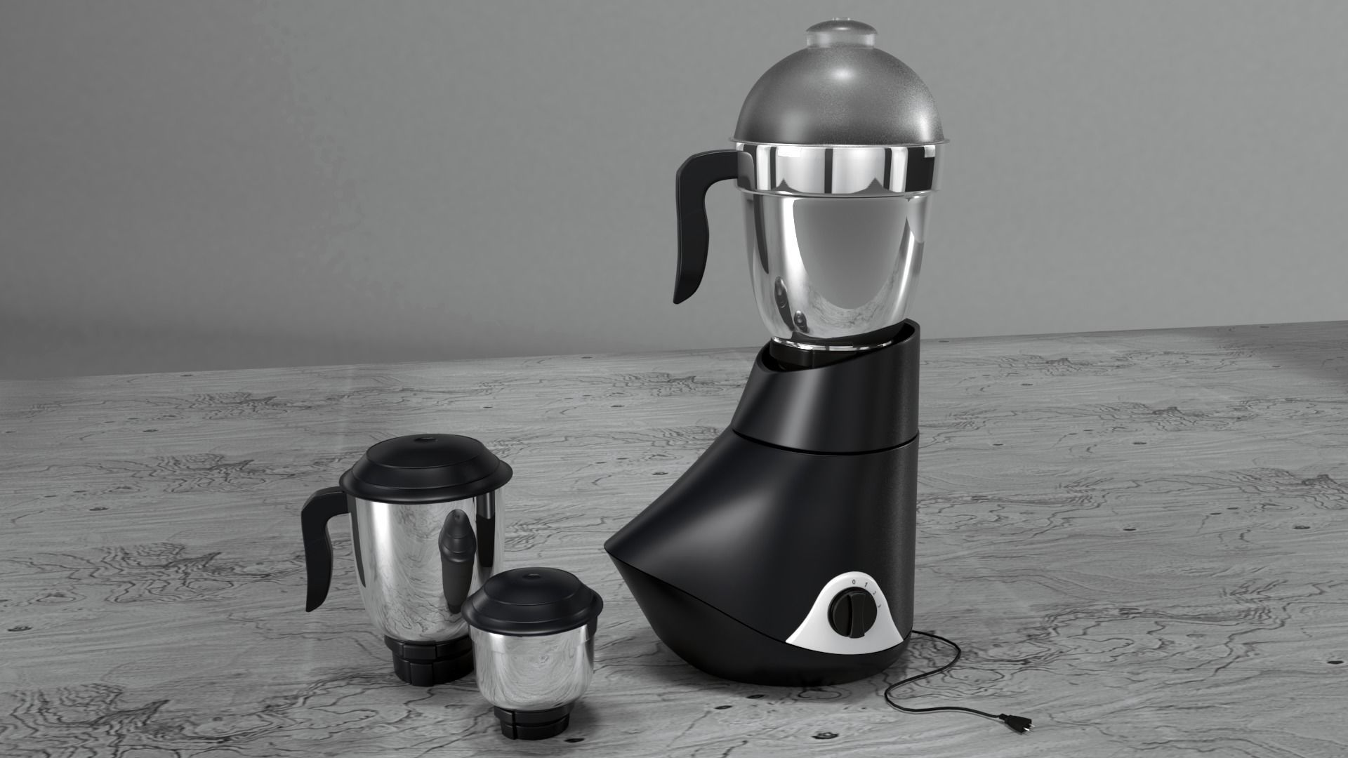 Mixer Grinder 3D model_3