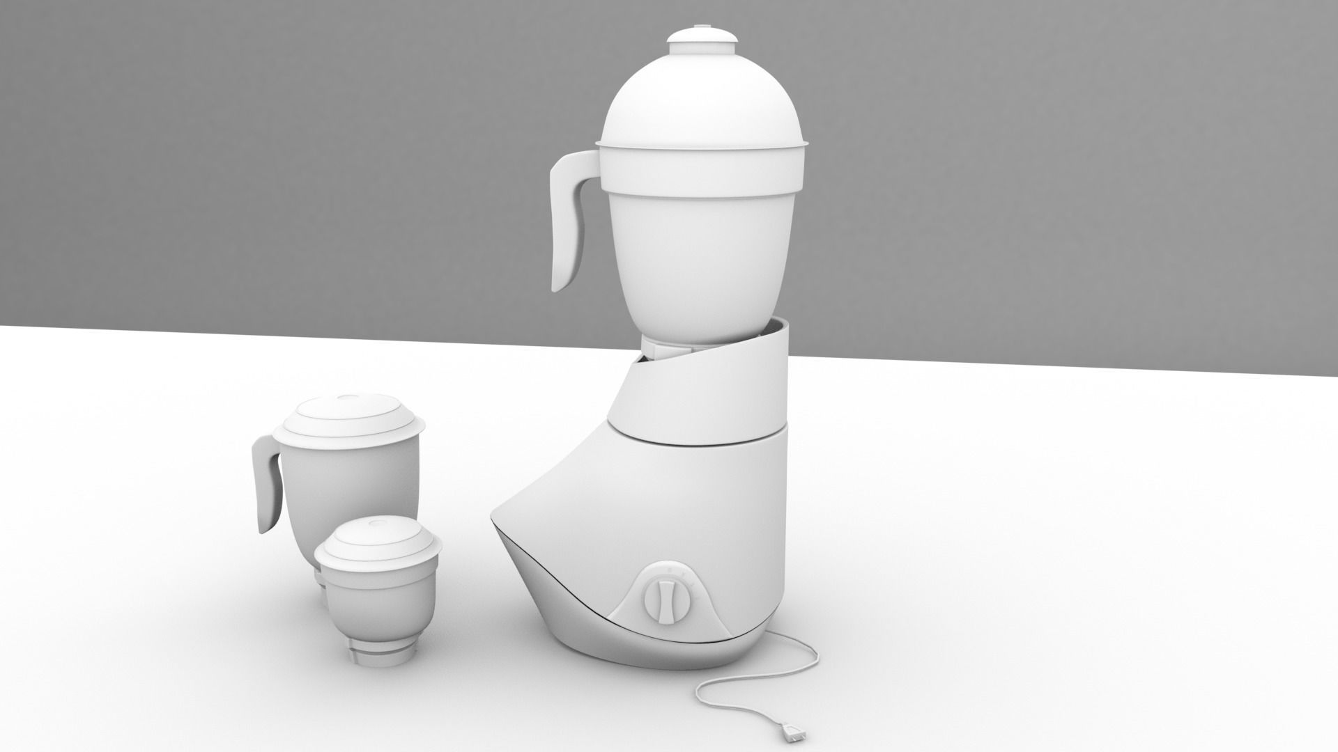 Mixer Grinder 3D model_4