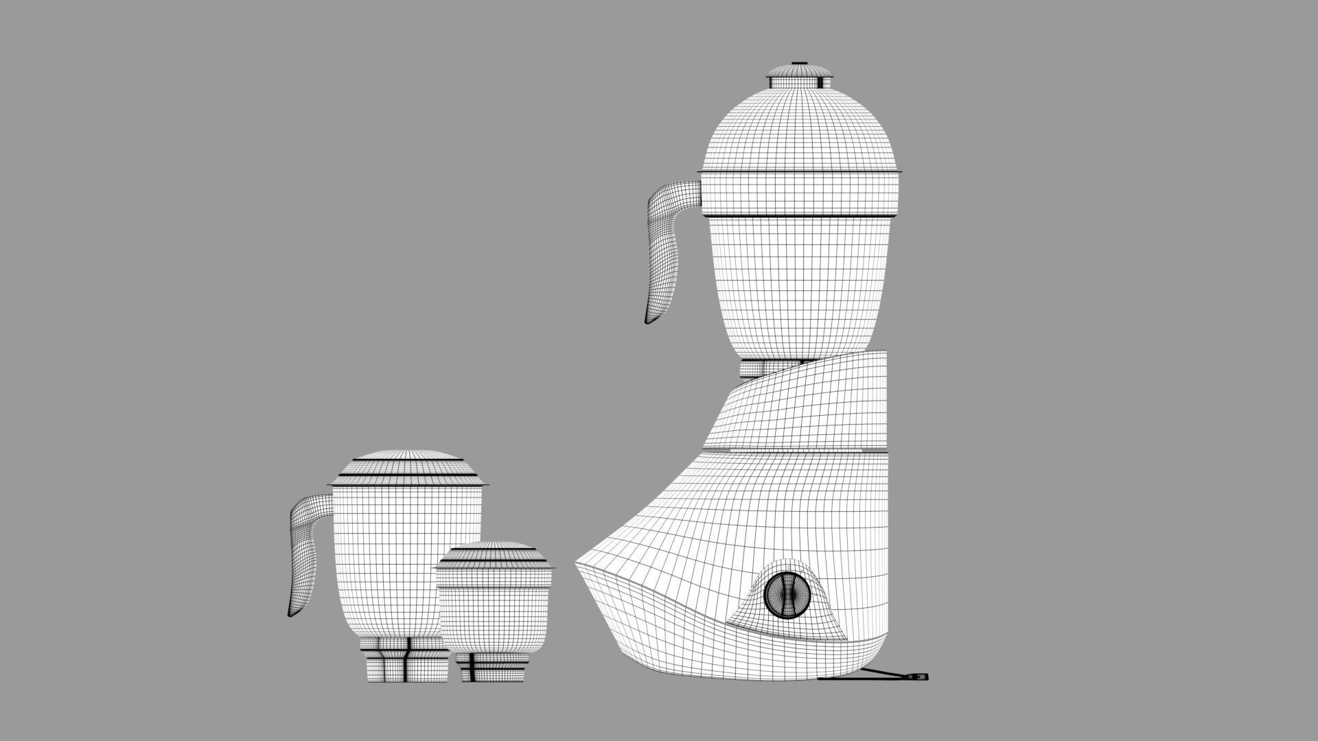 Mixer Grinder 3D model_11
