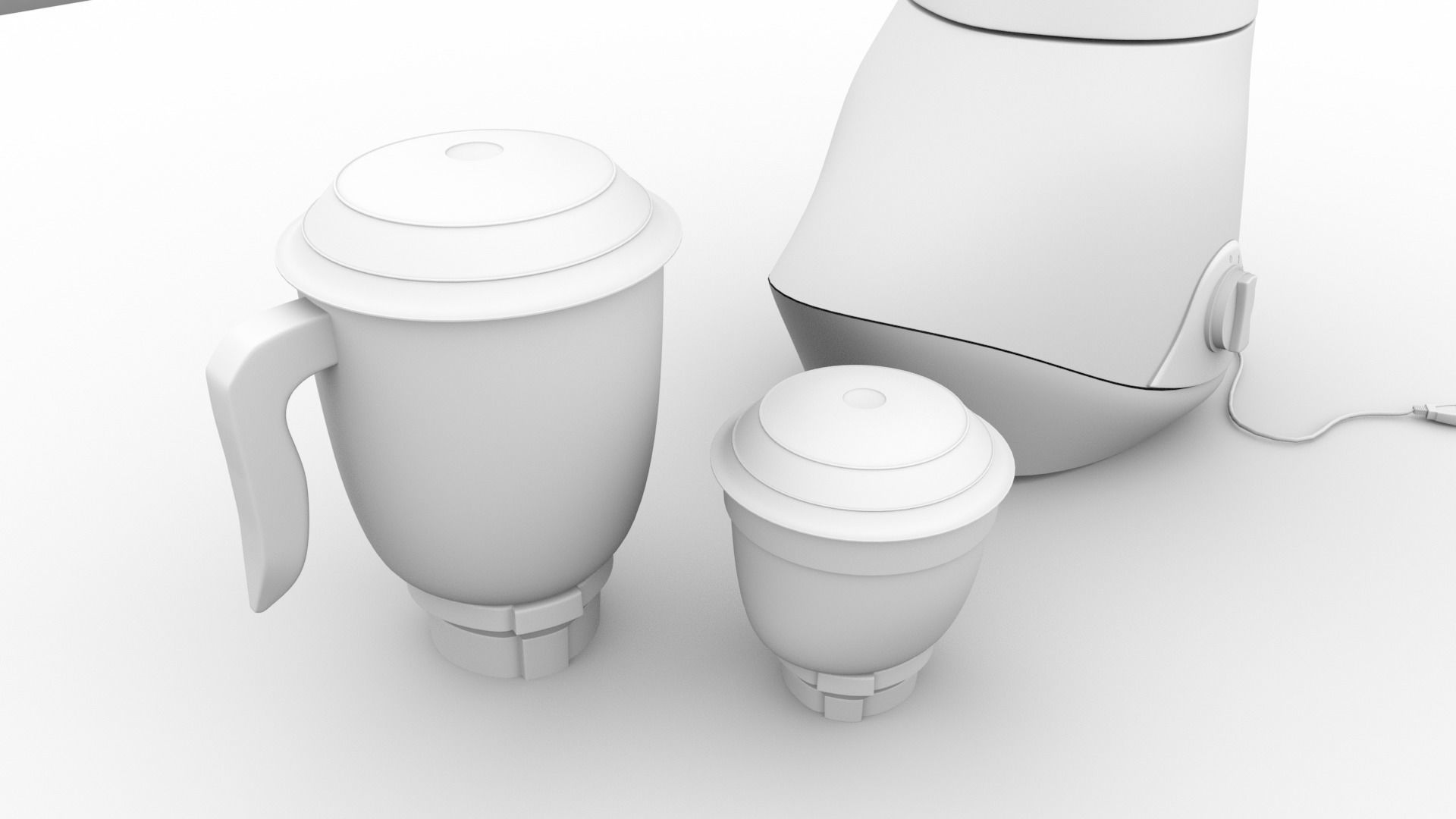 Mixer Grinder 3D model_1