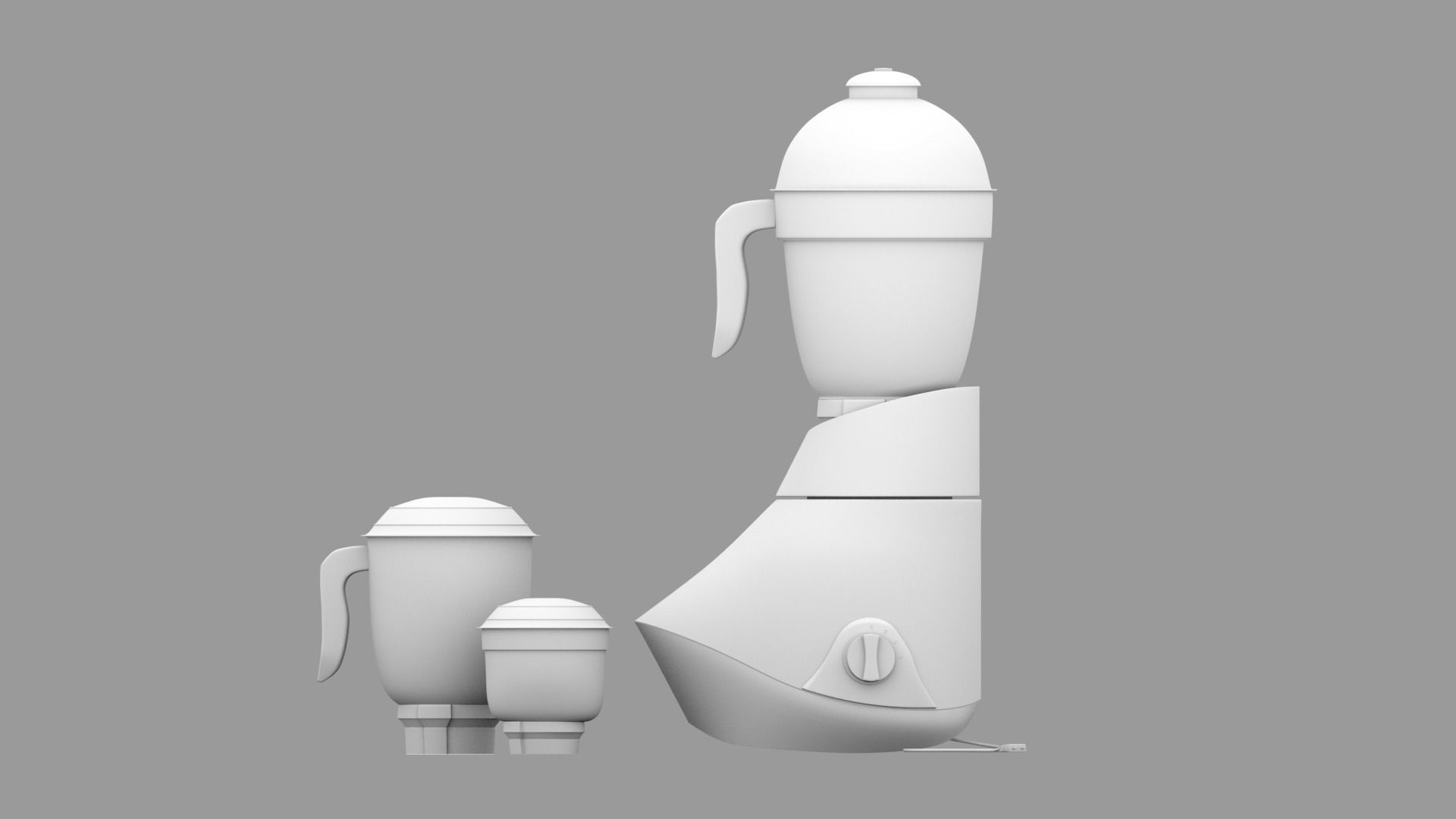 Mixer Grinder 3D model_10