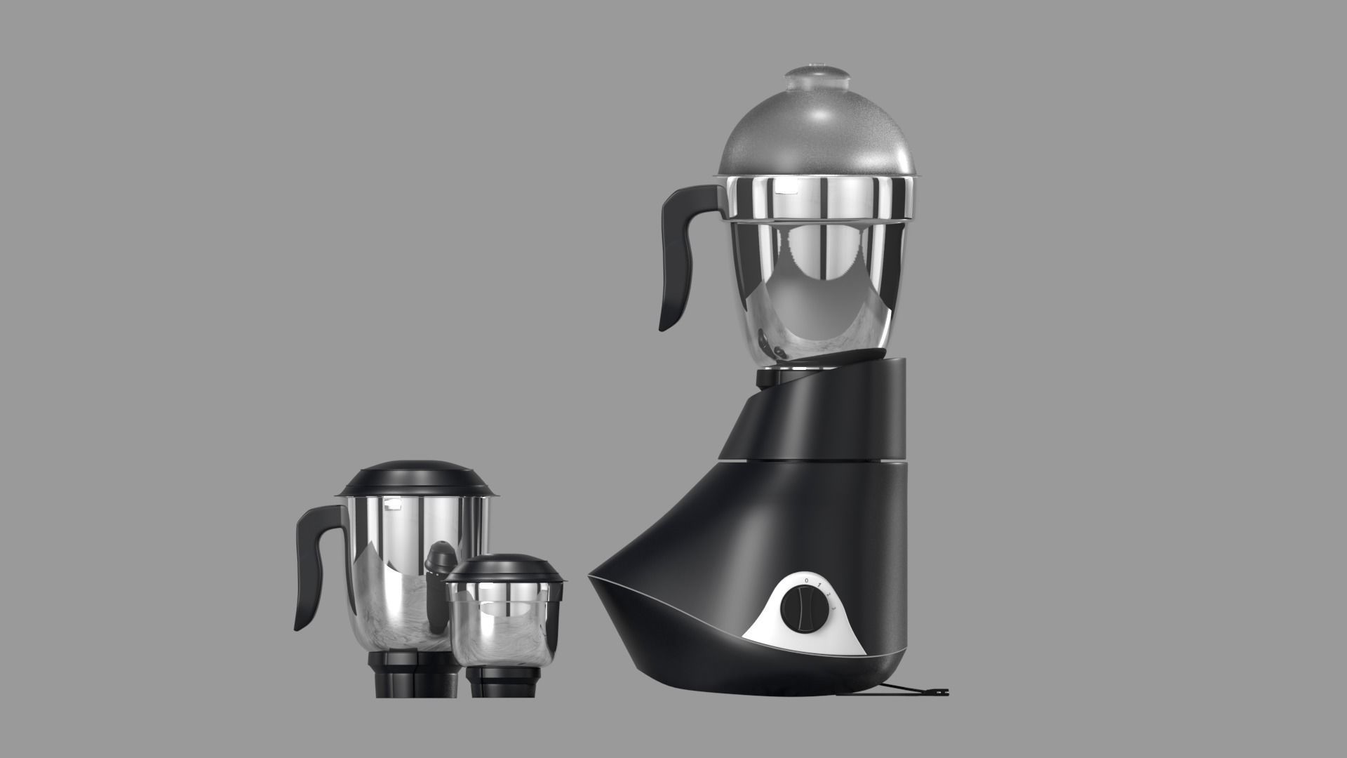Mixer Grinder 3D model_9