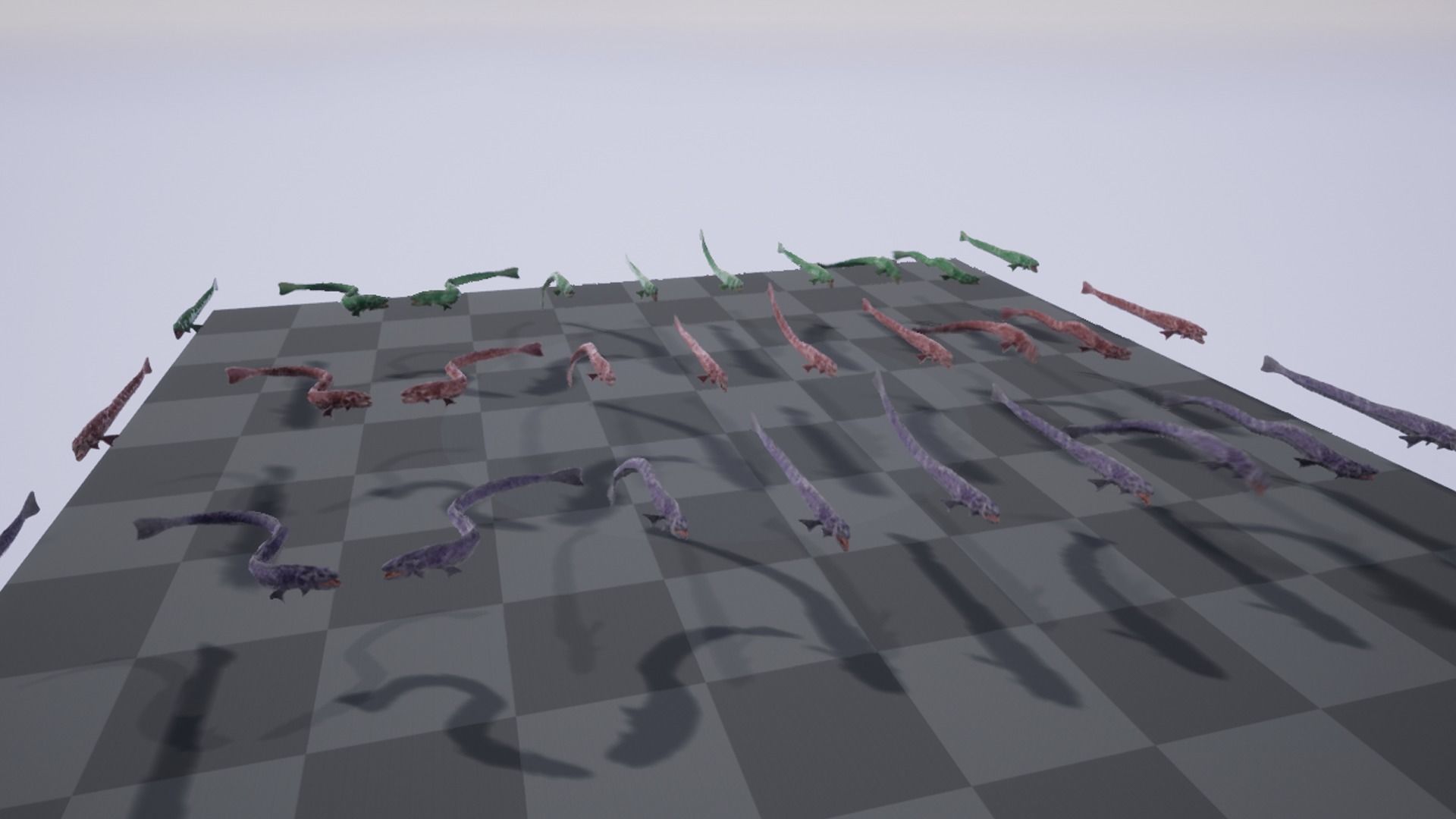 Sea snake Low-poly 3D model_21