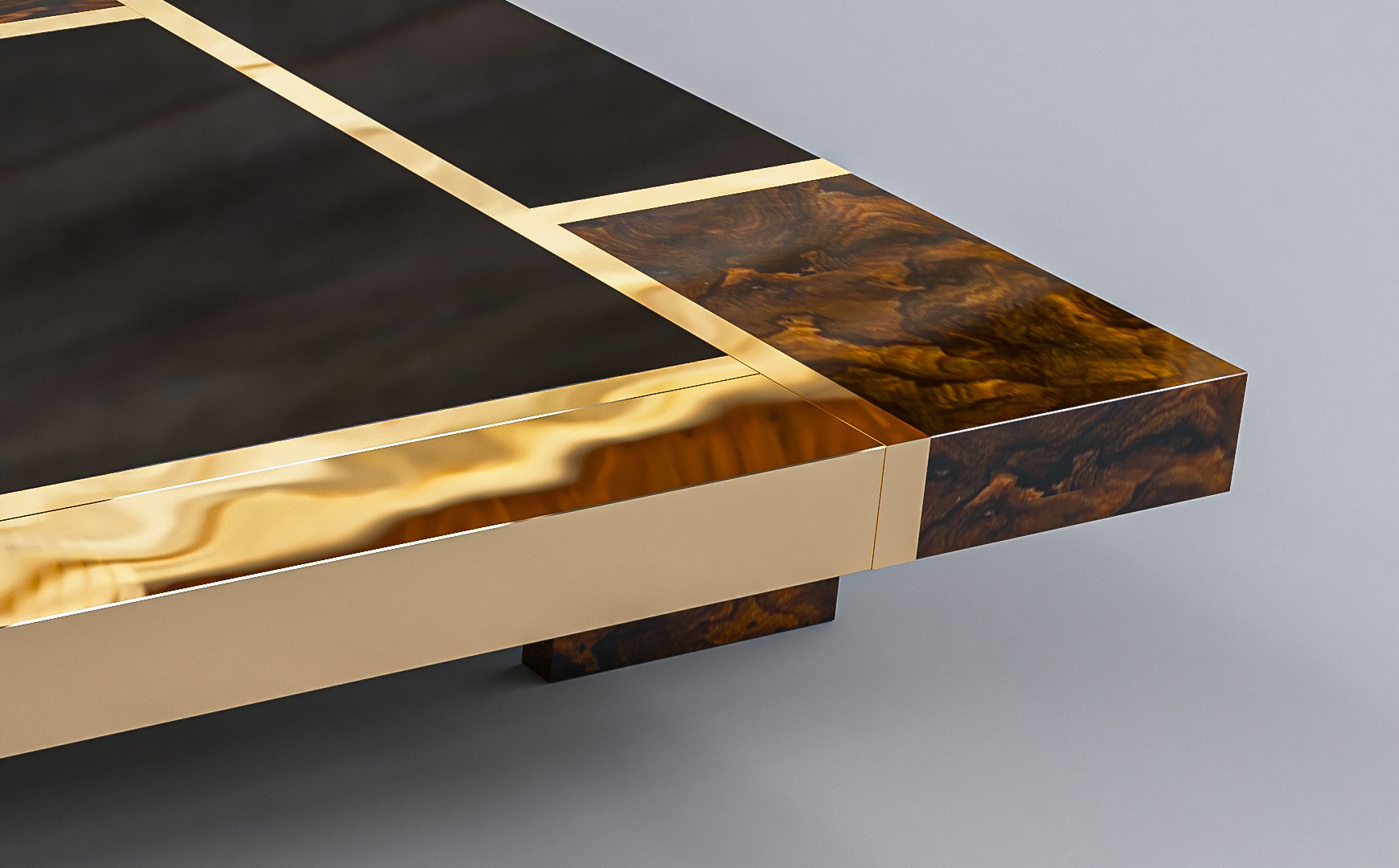 Biarritz Coffee Table Low-poly 3D model_2
