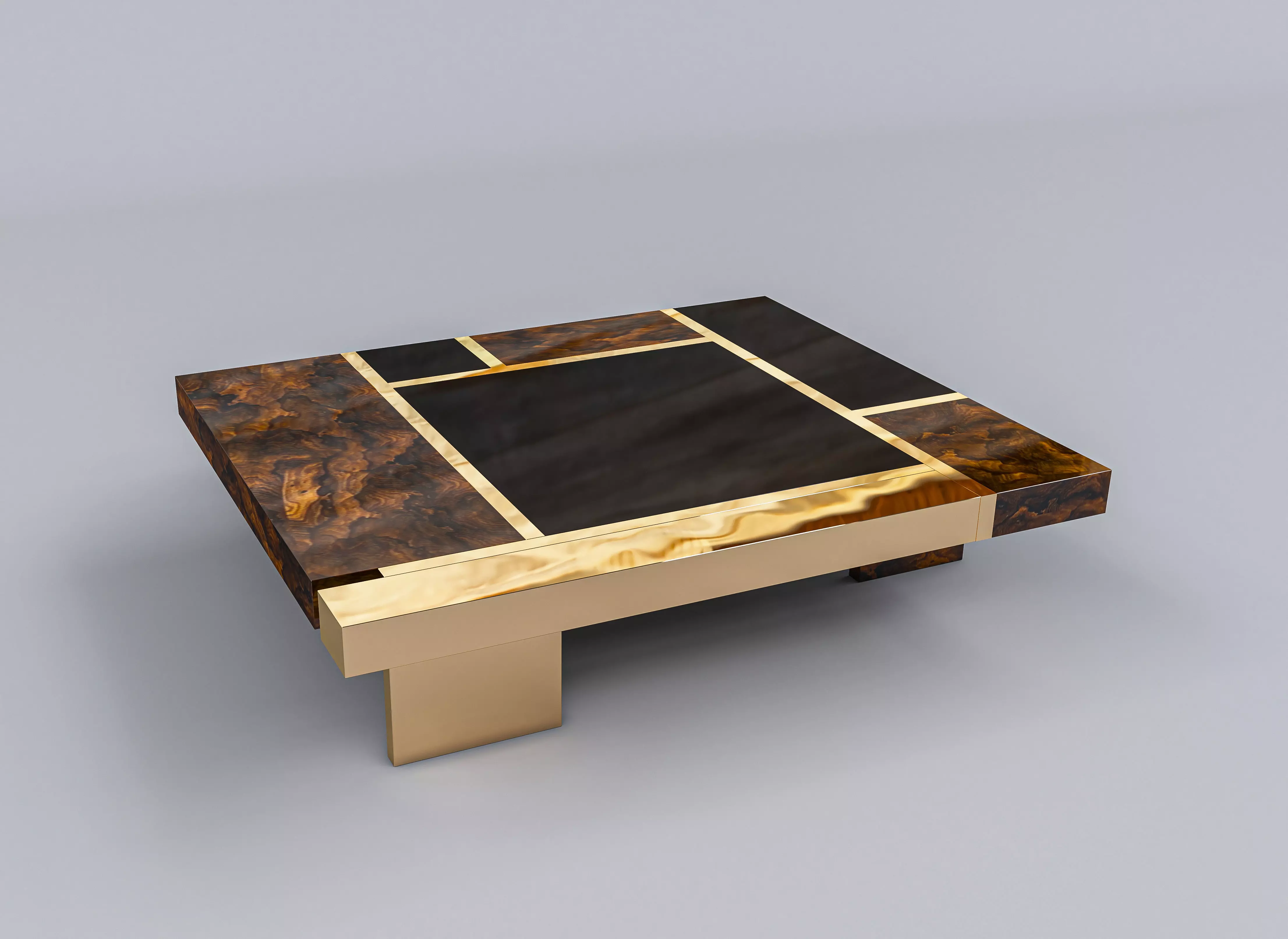 Biarritz Coffee Table Low-poly 3D model_0
