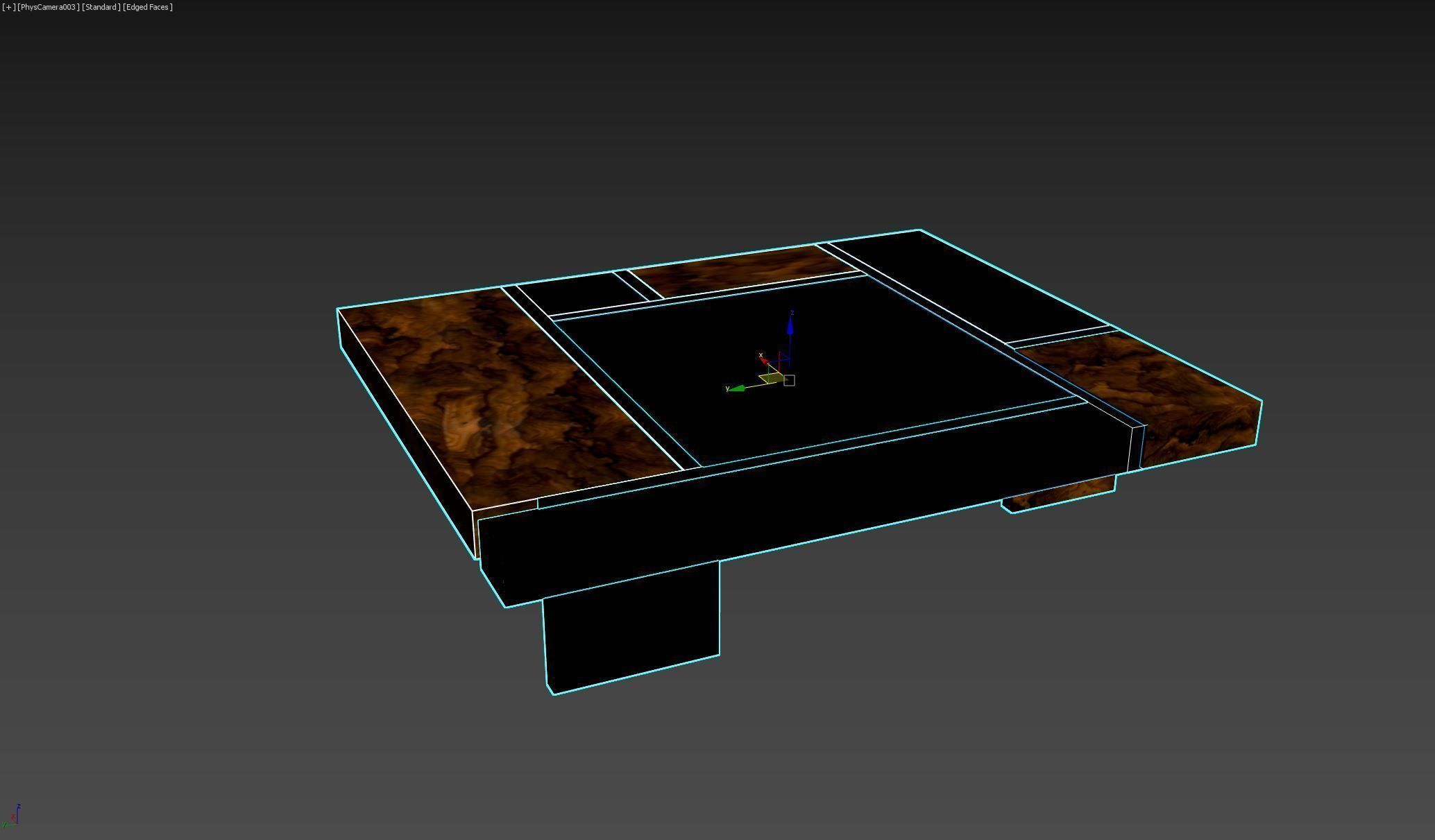 Biarritz Coffee Table Low-poly 3D model_6