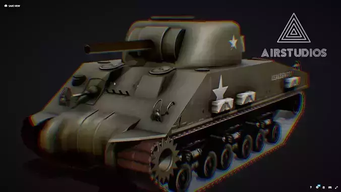 M4 Sherman Tank - World War 2 WWII