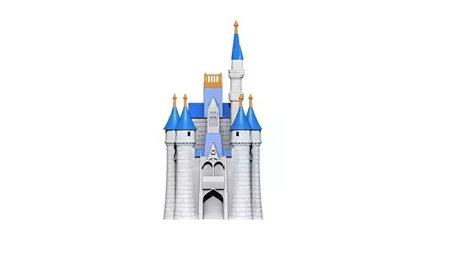 Disney Cinderella Castle 3D Model Print