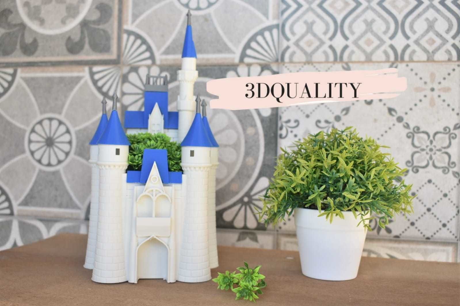 Disney Cinderella Castle 3D Model Print 3D model_1