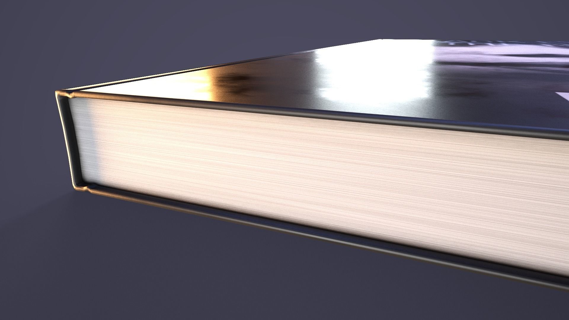 Hardback Book Low-poly 3D model_5