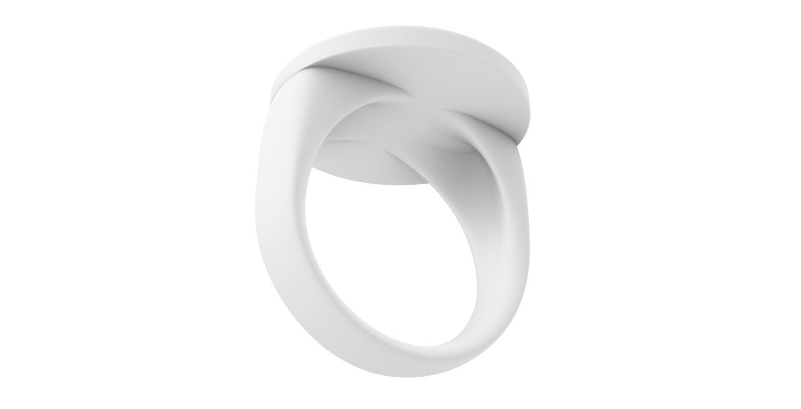 Gamepad Ring - cross  3D print model_4
