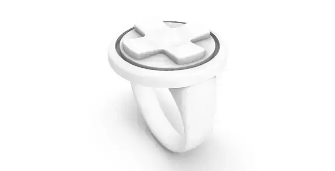 Gamepad Ring - cross  3D print model