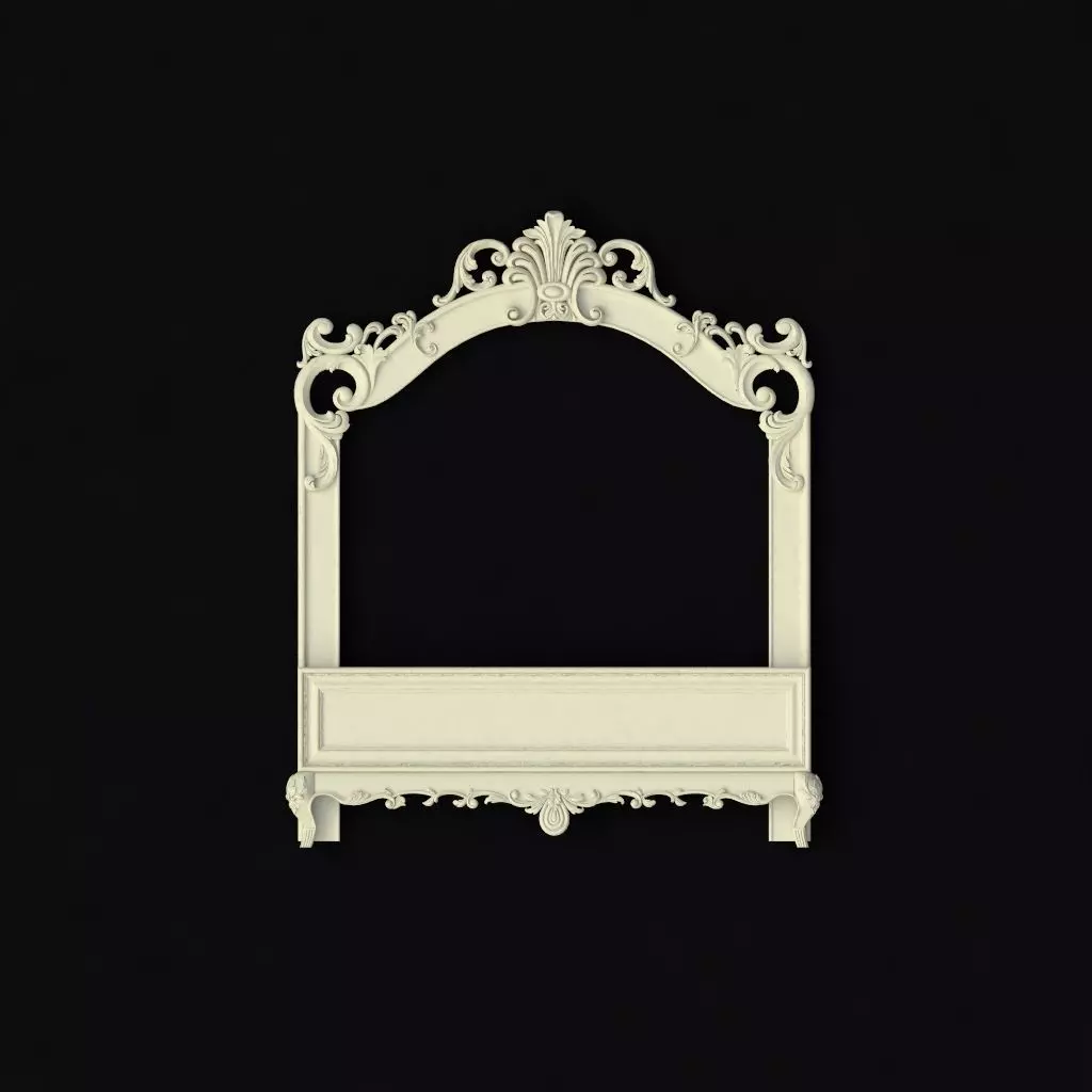 bed High quality 3d models for processing on a cnc machine 3D model_0