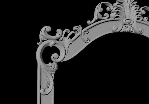 bed High quality 3d models for processing on a cnc machine 3D model_6