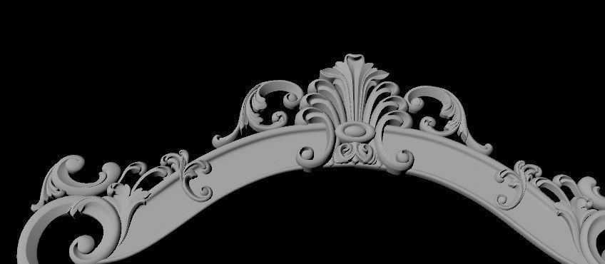 bed High quality 3d models for processing on a cnc machine 3D model_5