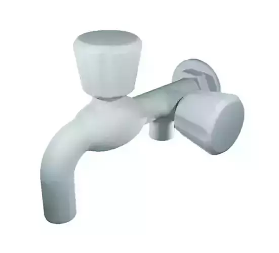 Spectacular Two Way Plastic Tap Low-poly 3D model
