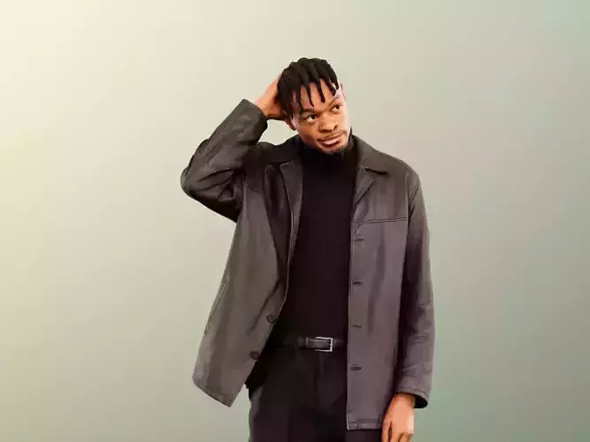 Blake 12243 - Standing Black Man 