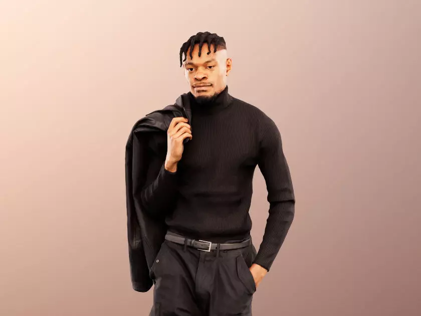 Blake 12242 - Black Man Walking Low-poly 3D model
