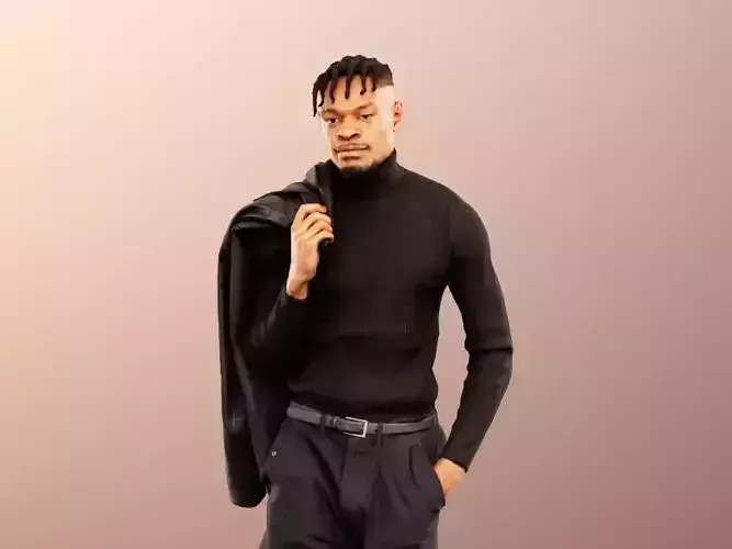 Blake 12242 - Black Man Walking