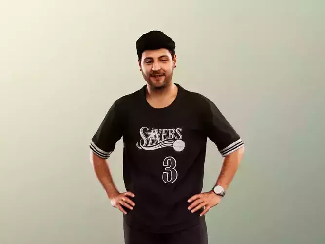 Sahin 12183 - Standing Mediterranean Man