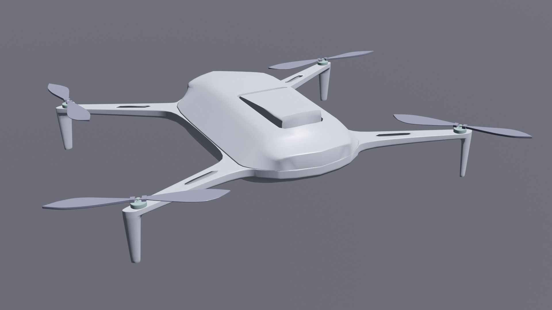 Panthom dji phantom drone Low-poly 3D model_9