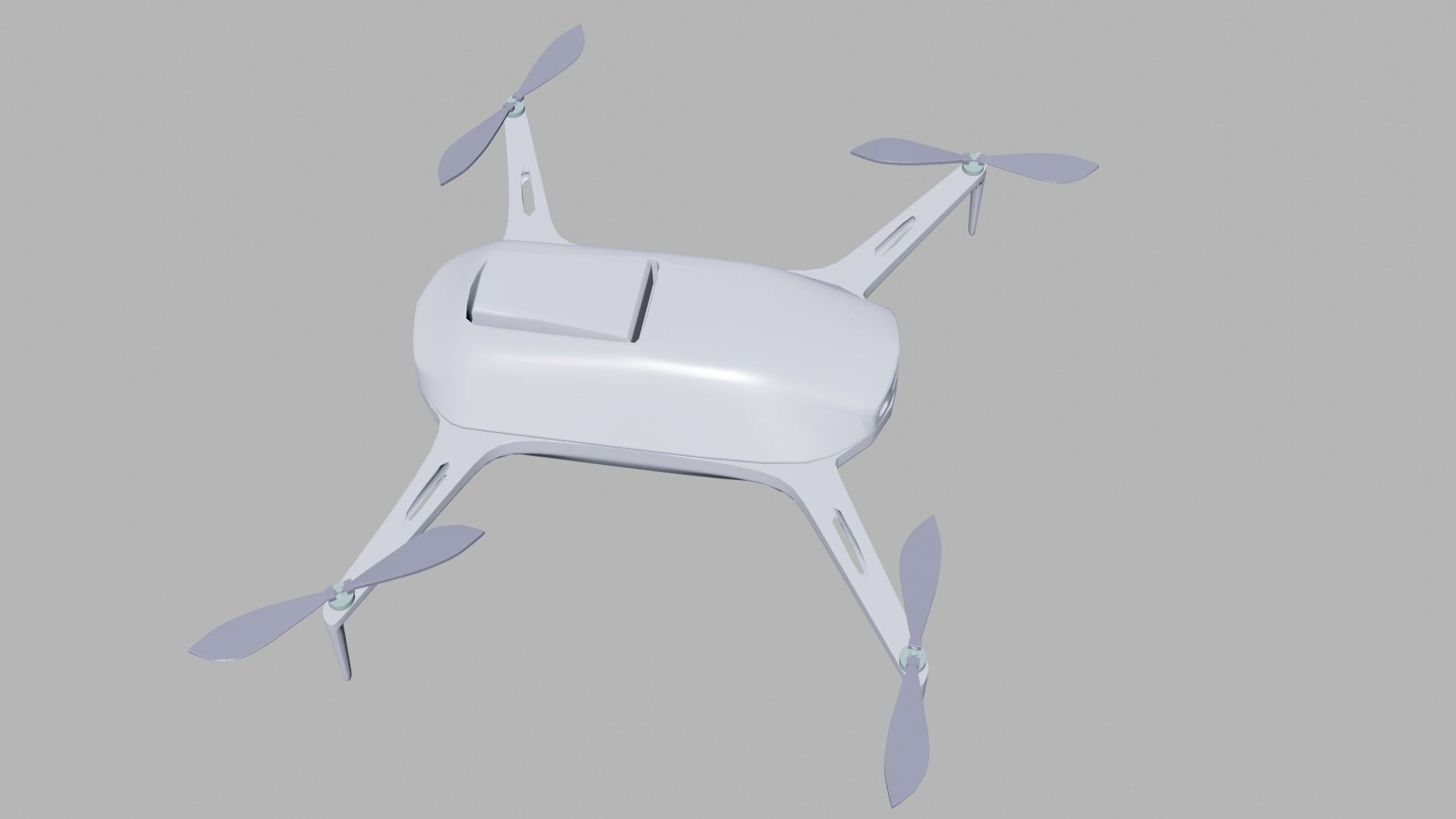 Panthom dji phantom drone Low-poly 3D model_6