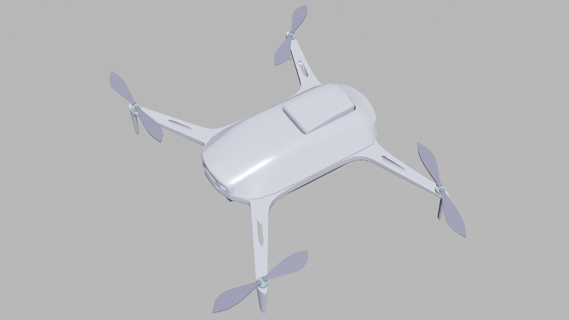 Panthom dji phantom drone Low-poly 3D model_10