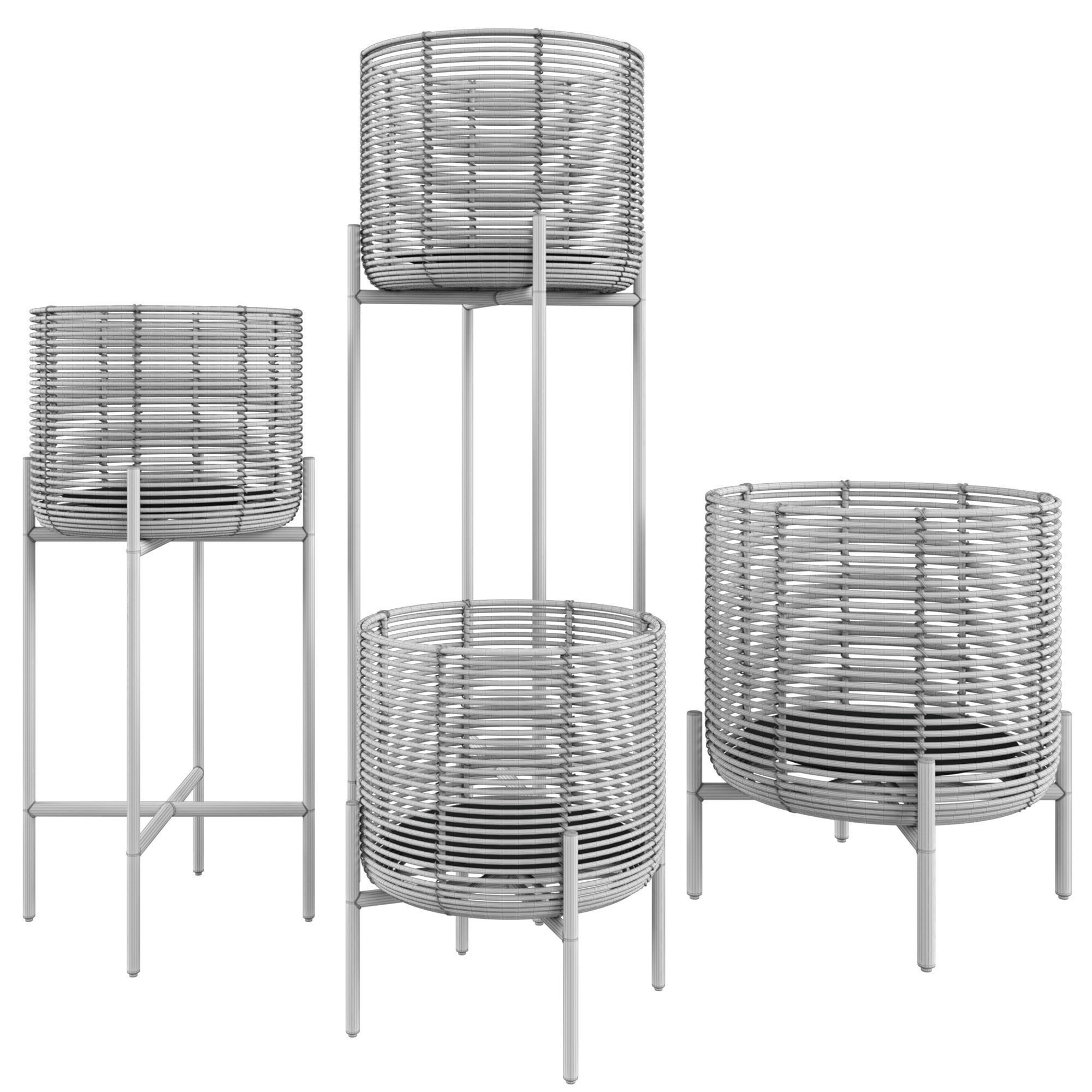 Vivi plant stand 3D model_2