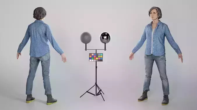 Charming mature woman in A-pose 319