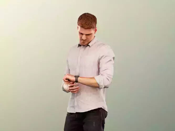 Scott 11994 - Standing Man With Watch