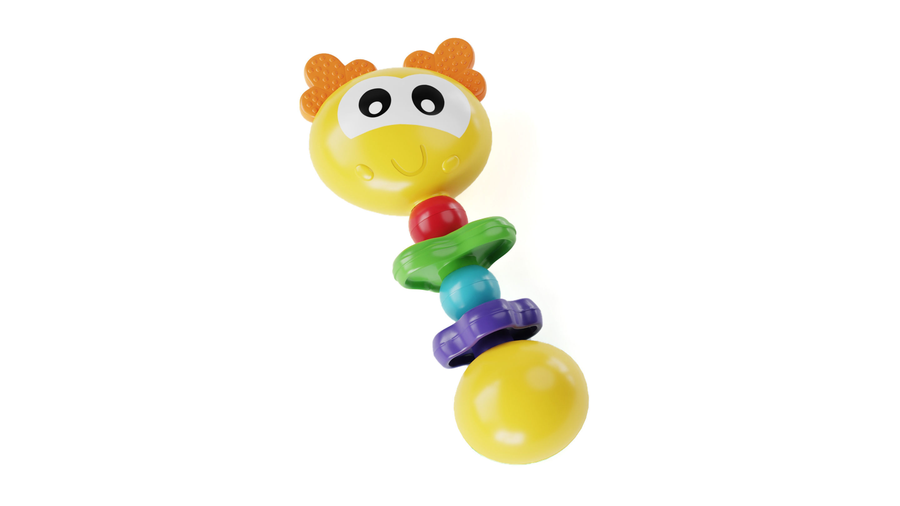 Baby Rattle 01 3D model_1