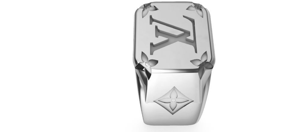Louis Vuitton Desinger Ring 3D print model_5