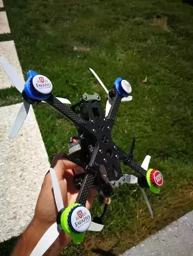 Universal Sliding landing gear for freestyle fpv drone 3D print 3D print model