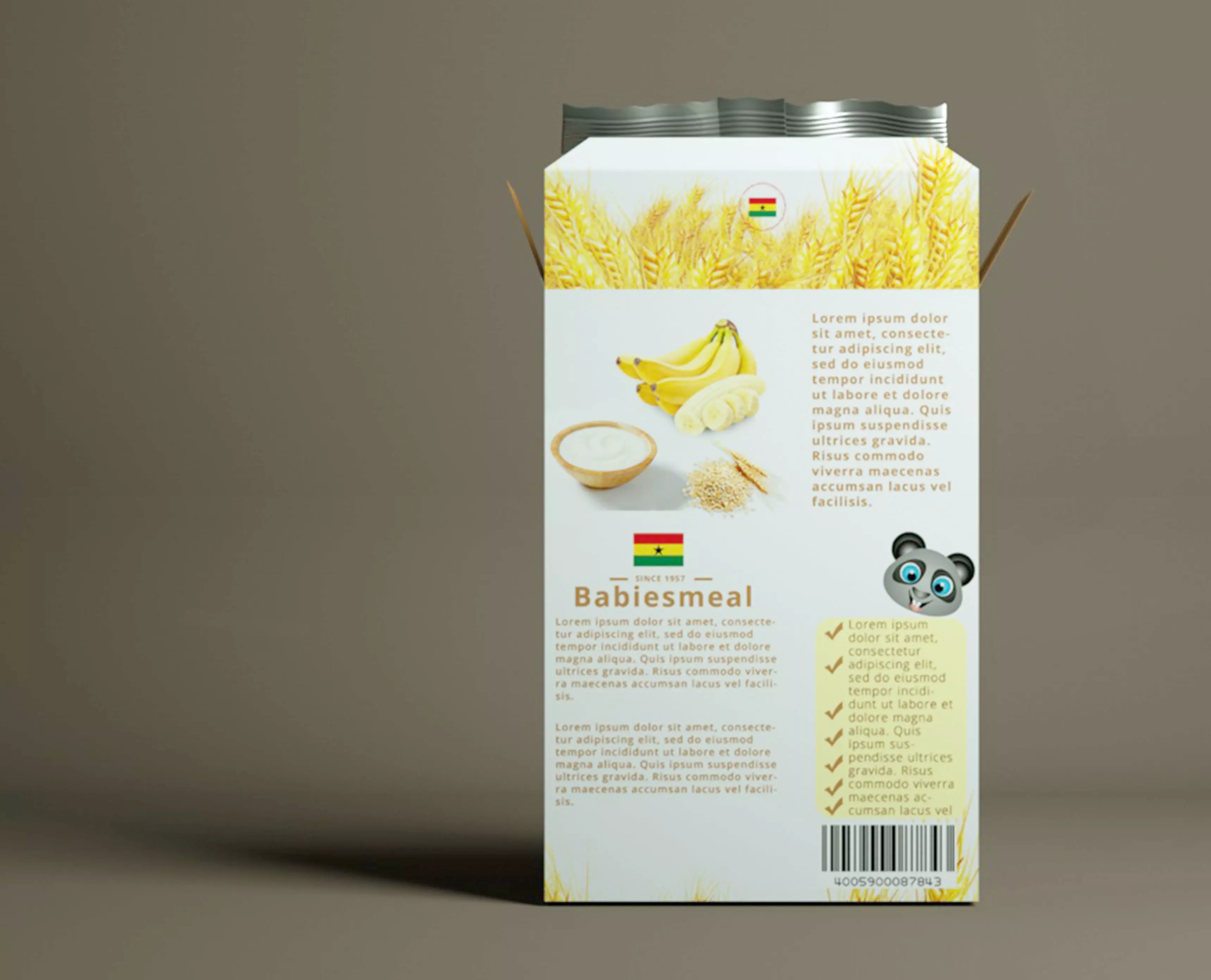 package for Babies food 3D model