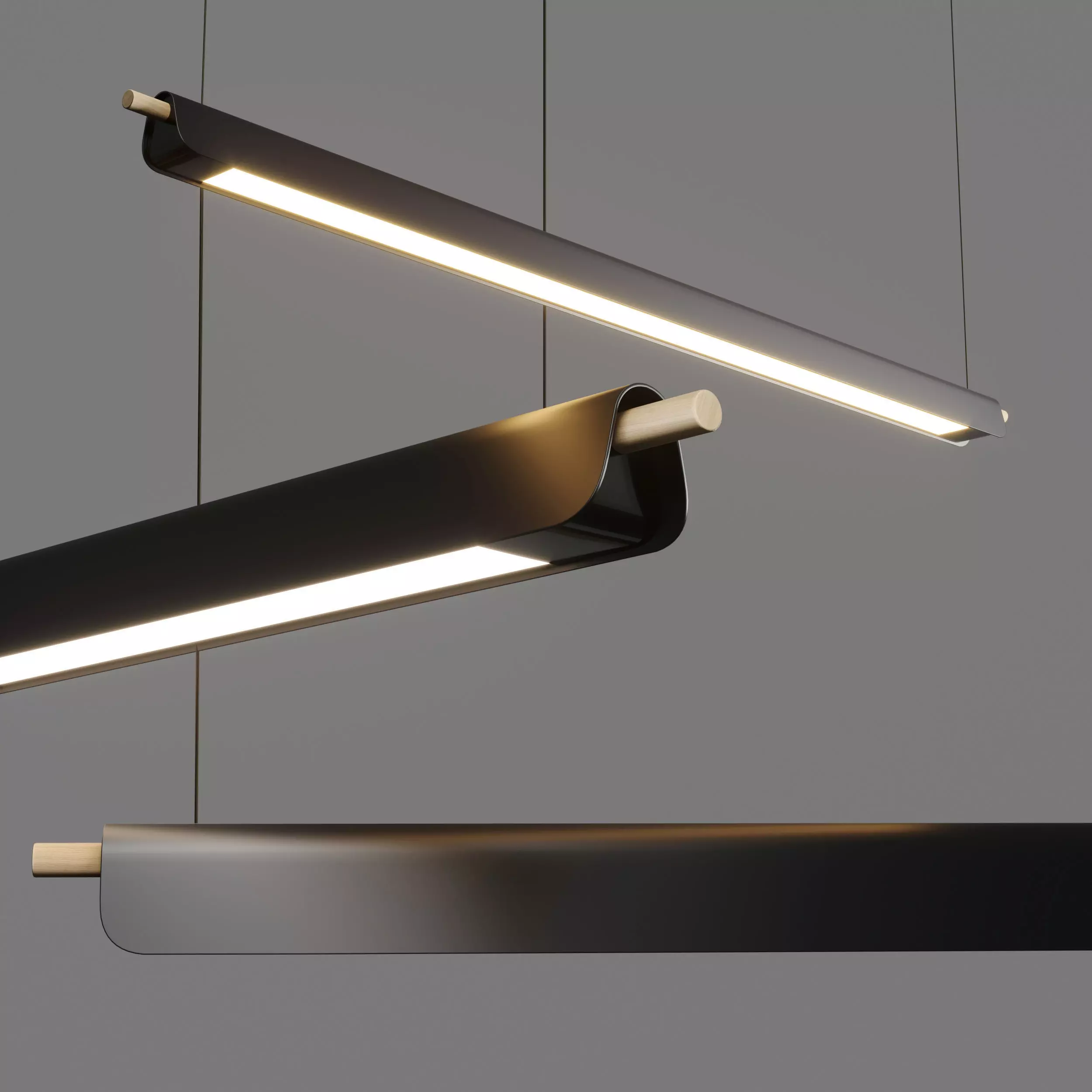 Trapets pendants Light Zero 3D model_0