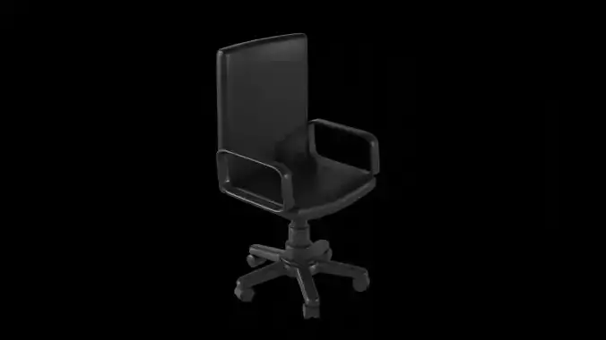 Office chair Free low-poly 3D model