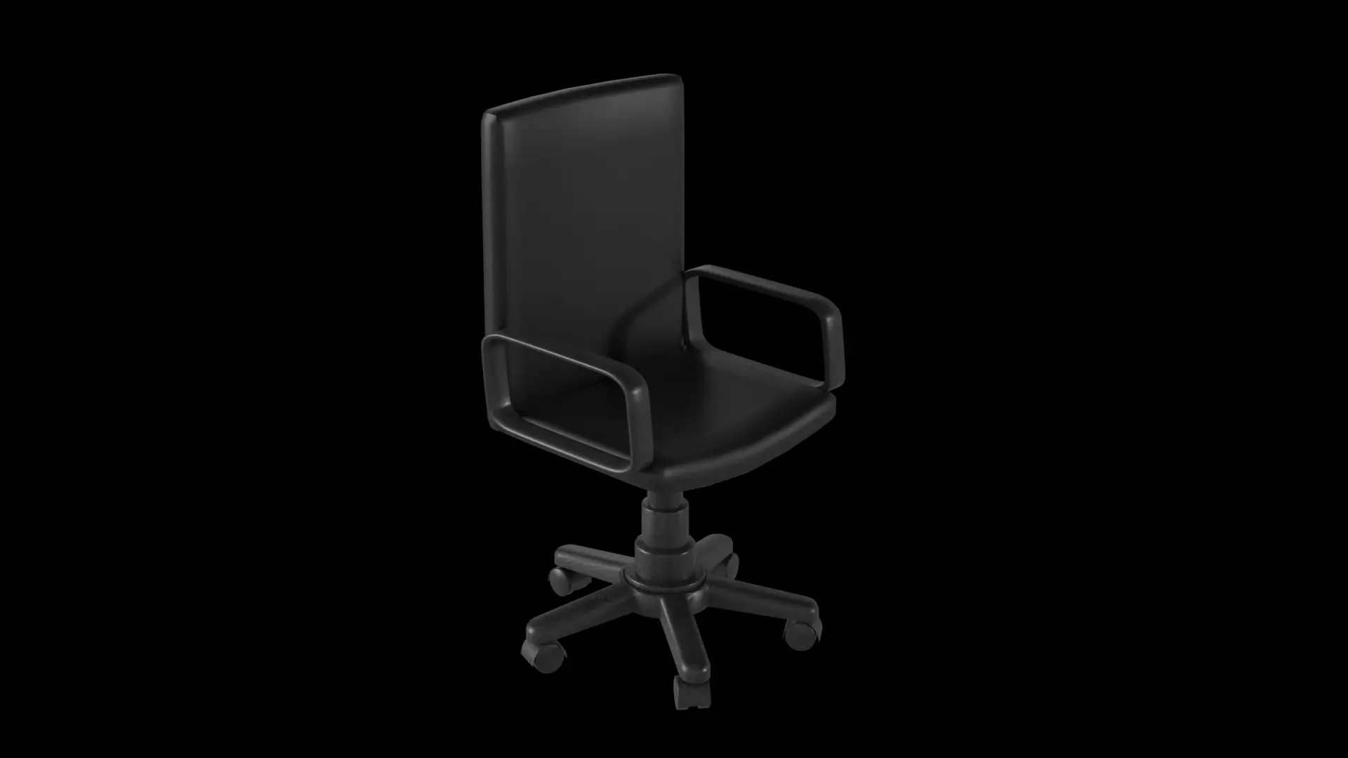 Office chair Free low-poly 3D model