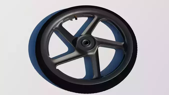 Alloy rim 3d model for bike 