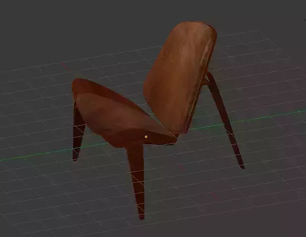 Chair with seat and back