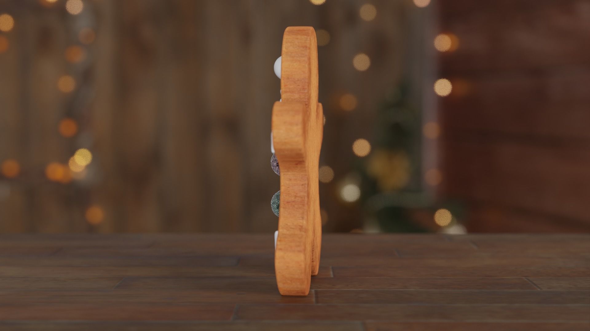 Gingerbread Man 3D model_14