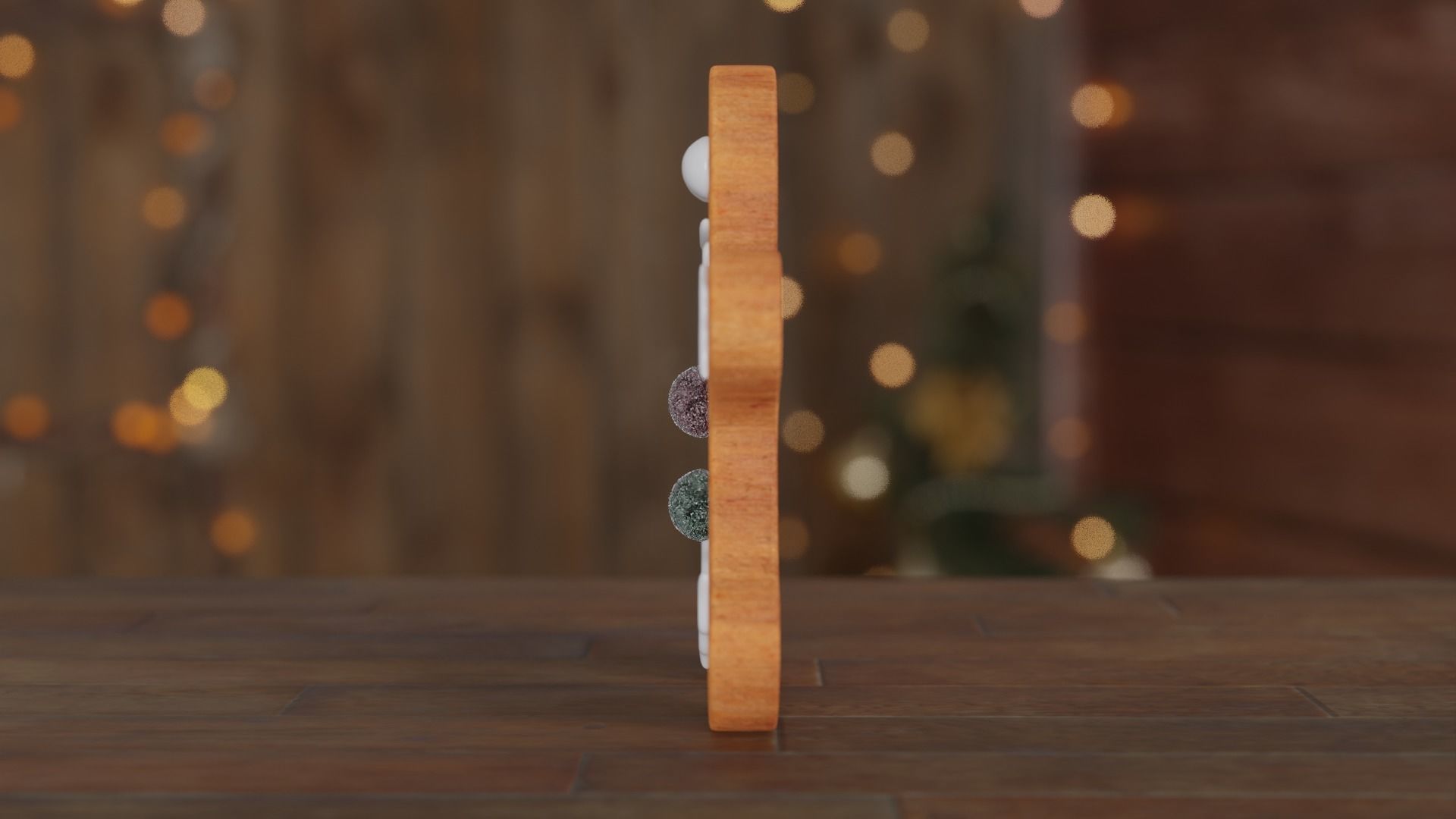 Gingerbread Man 3D model_16