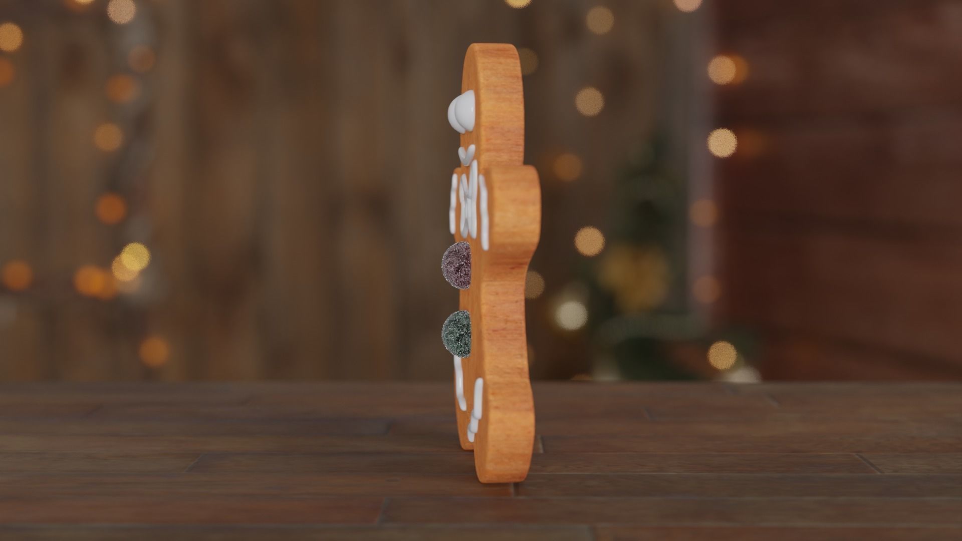 Gingerbread Man 3D model_18